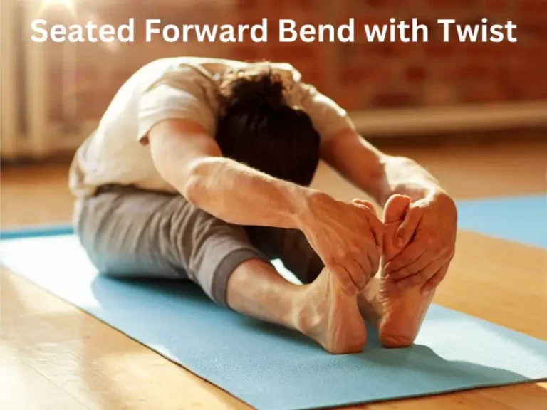 Seated Forward Bend with Twist